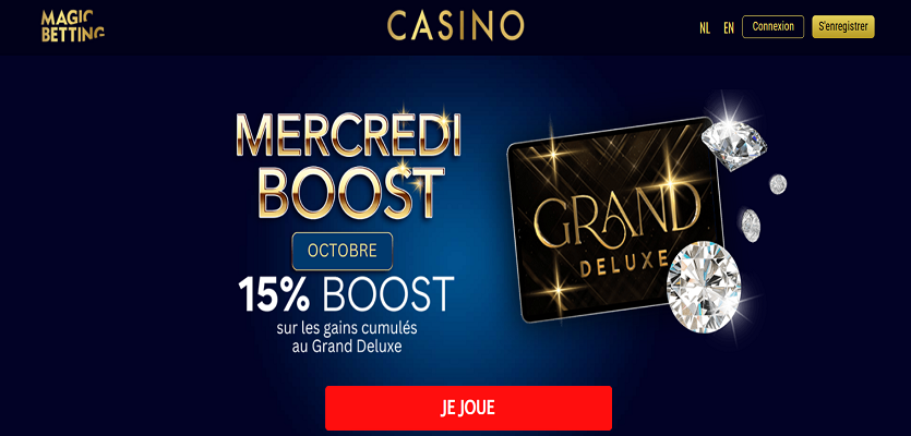 Mercredi Boost sur Magic Betting Casino – gagnez Plus, jouez mieux